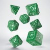 Elvish Dice Set - Set de dés vert (4, 6, 8, 10, 10, 12 et 20 faces)