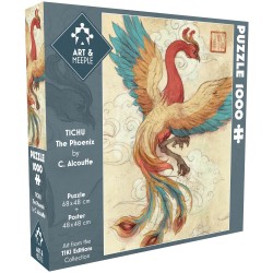 Puzzle 1'000 pièces - Tichu the Pheonix - Art and Meeple