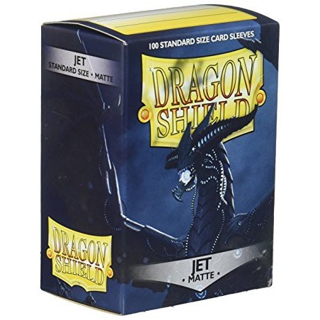 Sleeves Dragon Shield (100) - Jet Matte