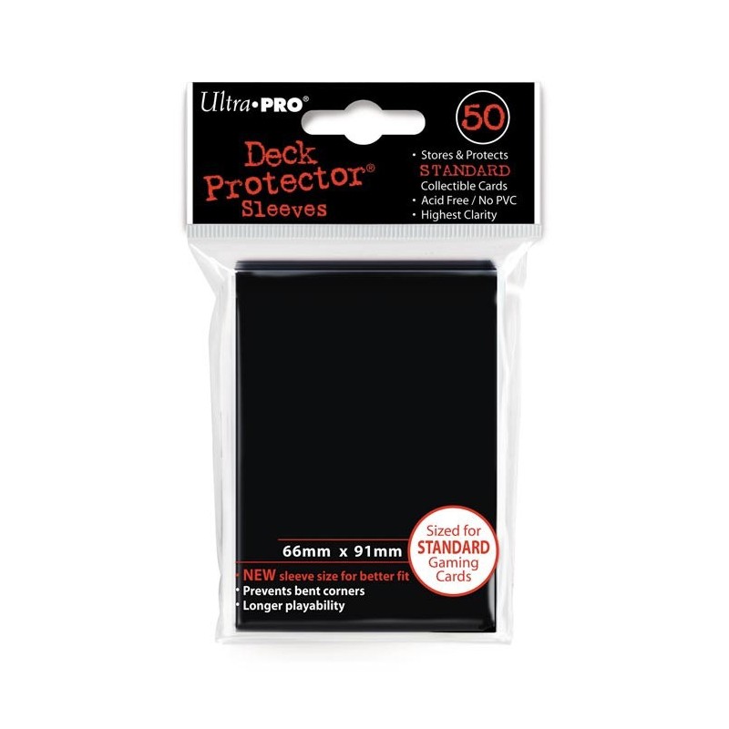Deck Protector Sleeves (50) - Noir