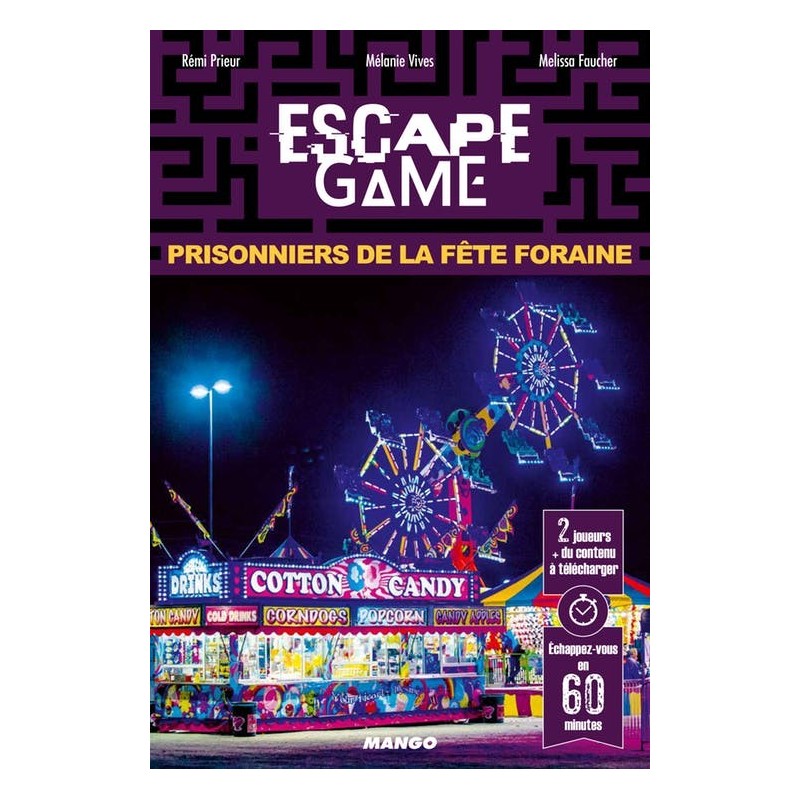 Escape Game - Prisonniers de la fête foraine (Livre)