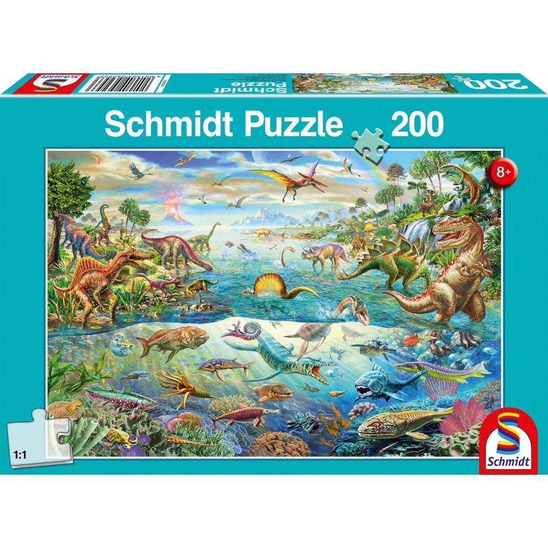 Puzzle 150 pièces : Princesse avec licorne et château - Schmidt