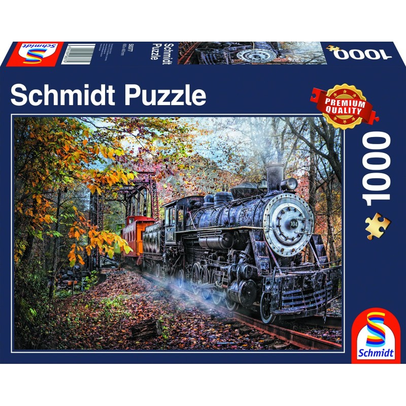 Puzzle 1'000 pièces - La fascination du chemin de fer