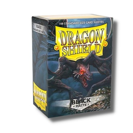 Sleeves Dragon Shield (100) - Black Matte