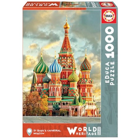 Puzzle 1'000 pièces - Cathédrale de Saint-Basile, Moscou