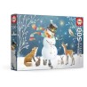 Puzzle 500 pièces - Snowman and Friends