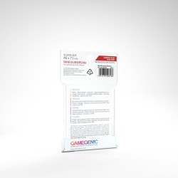 Matte Clear Sleeves - Mini European Card (50) - Gamegenic (46x71 mm)