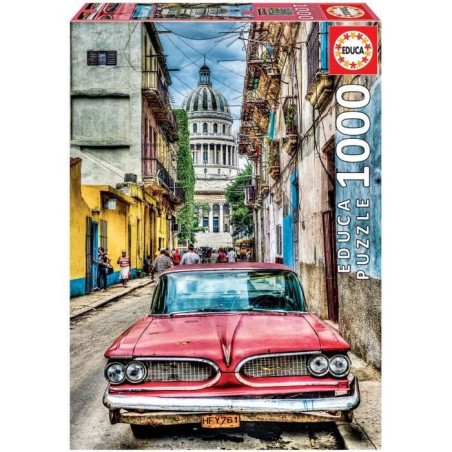 Puzzle 1'000 pièces - Voiture de la Havane