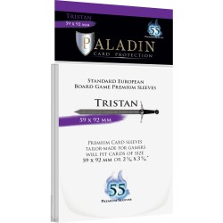 Premium Clear Sleeves - Standard European Card (55) - Paladin (59x92 mm, Tristan)