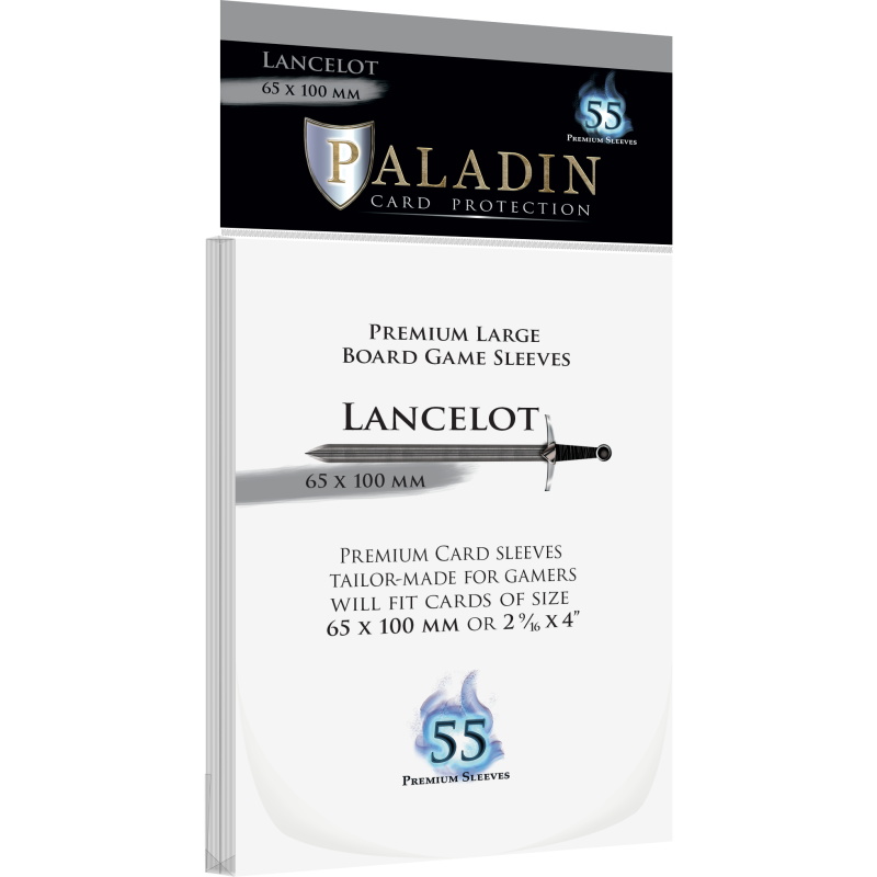 Premium Clear Sleeves - Large Card (55) - Paladin (65x100 mm, Lancelot)