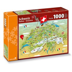 Puzzle 1'000 pièces - Suisse
