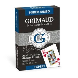 Carte à jouer - Grimaud Poker Jumbo 54 cartes